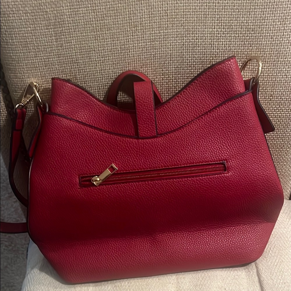 MKF Mia Valeria Elegant Red Shoulder/cross body Bag - Picture 4 of 5
